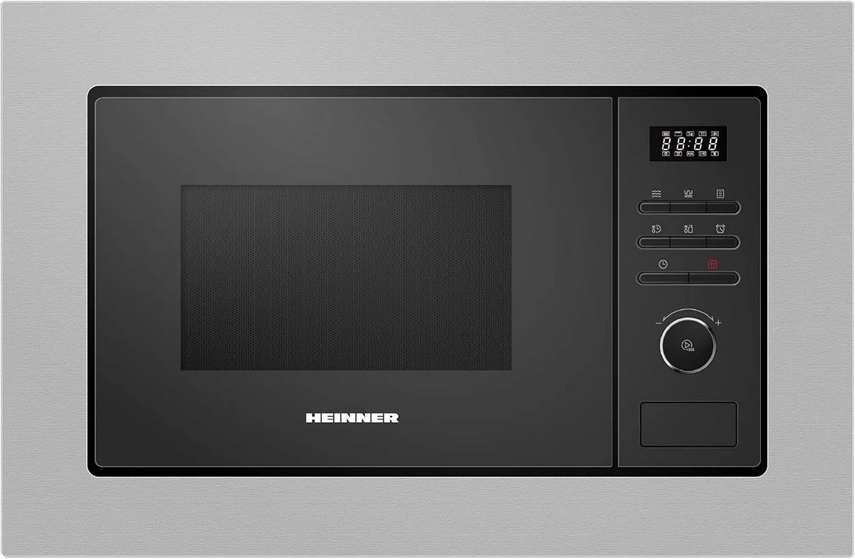 HMW-MD20BISS L 700 W magnetron, roestvrijstalen behuizing, Vrijstaande 20 Mechanische Bediening RVS/Zwart 5 Jaar