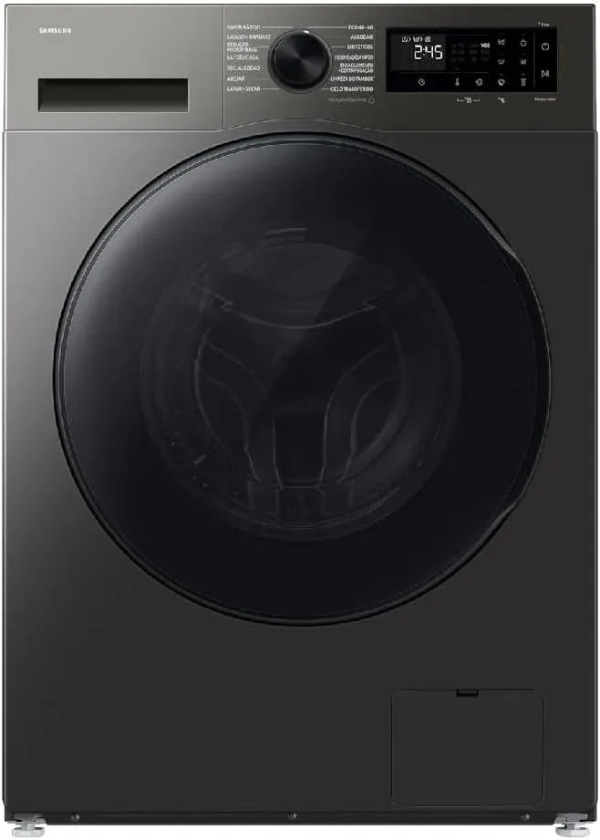 Samsung 1400RPM WD90HG5U34BXEP was-droogcombinatie, Wasmachine en Droger 9 kg/6 kg Zwart