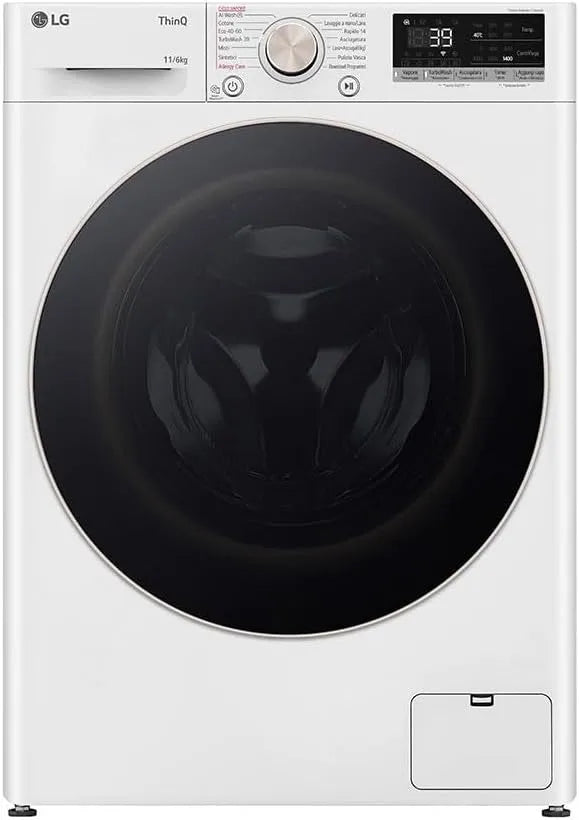 LG D4R7011TSWG.ABWQPIS wasdroger, automatische droogprogramma's voor kleding