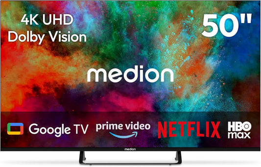 TV 125 MD 850401 Smart TV, 125,7 cm, 50 inch, MEDION 4K Smart, 7 cm