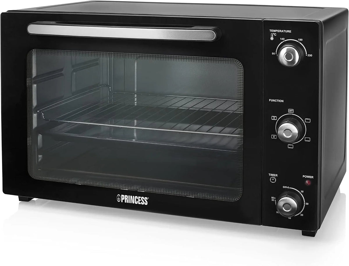 Princess elektrische oven, heteluchtfunctie, 112759 Heteluchtoven, 55 liter vrijstaande oven