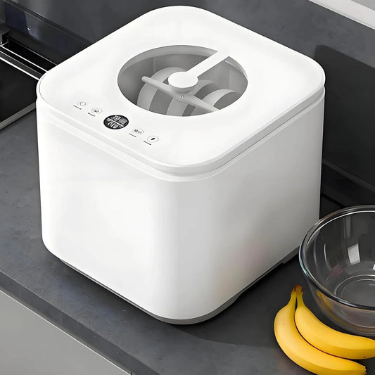 Draagbare mini-tafelvaatwasser met veiligheidsslot en intelligente droogfunctie, installatievrije uitvoering voor woning en appartement