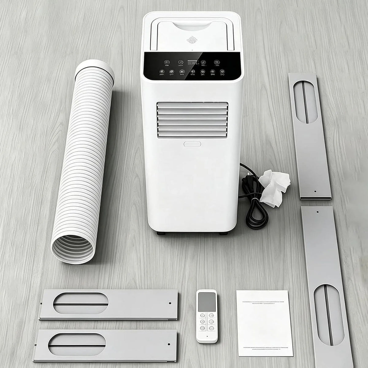 Airconditioner, 220 m2, digitaal display, timer, stille werking, koeling met temperatuur- en ventilatorregeling
