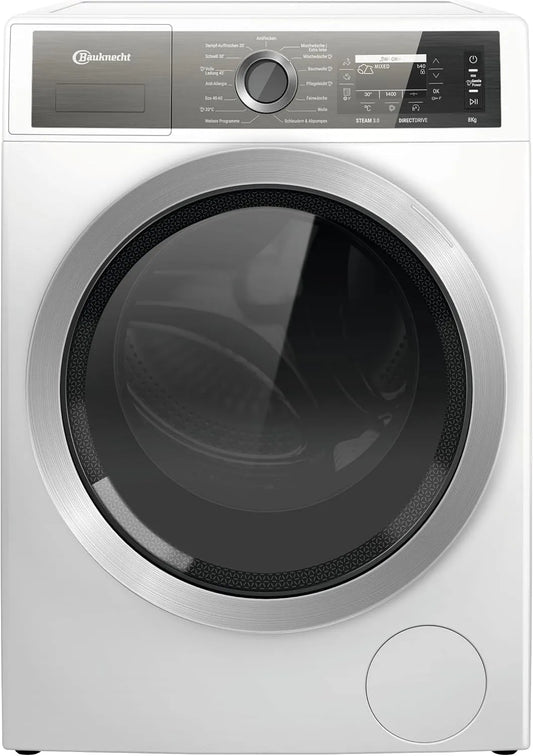 Bauknecht B7X wasmachine, stille werking, 89 SILENCE DE, gentle-power, de stilste, volledige lading 45 minuten, directe aandrijving motor