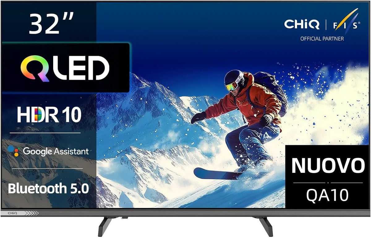 HDR10 QLED 32QA10 Smart TV, 32 inch, Full HD, CHIQ 32 inch, Dolby Audio en DBX-TV