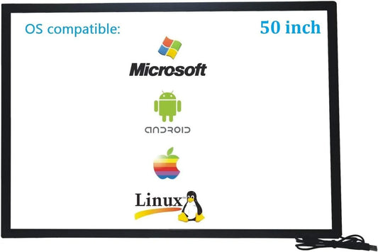 Monitor, 50 Inch, digitaal display, infraroodfunctie, 50 Inch Infrarood Touch Screen Frame, IR Touch Screen Overlay, Touch Screen Panel