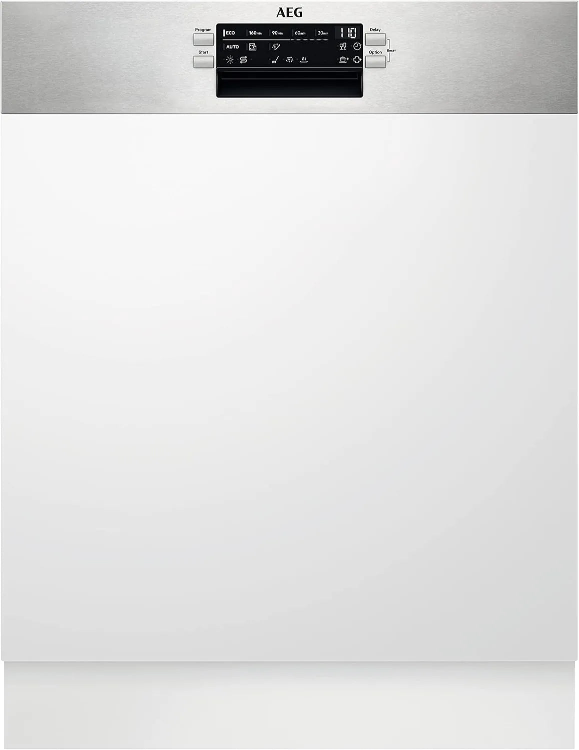 AEG FEE53628ZM vaatwasser, digitaal display, Geïntegreerde / 60cm / AirDry