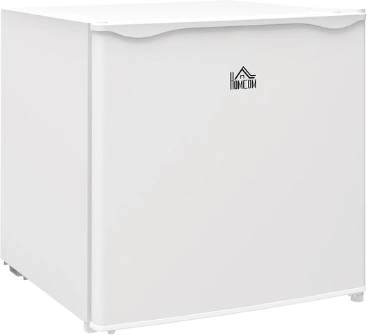 Vriezer, 48,8 cm, 47 x 44,2 x 48,8 cm, omkeerbare deur, HOMCOM Mini-, temperatuur verstelbaar van -14 tot -24 °C, afneembare plank
